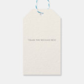 Rustieke bordeaux bloemrijke herfst bruidsdouche cadeaulabel (Achterkant)