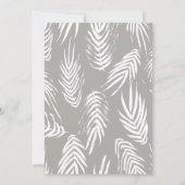 Rustieke borstel hand belettering foto Sla onze da Save The Date (Achterkant)