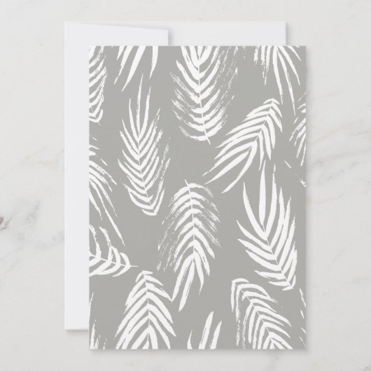 Rustieke borstel hand belettering foto Sla onze da Save The Date (Achterkant)