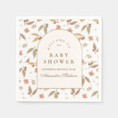 Rustieke bos baby shower servet (Voorkant)