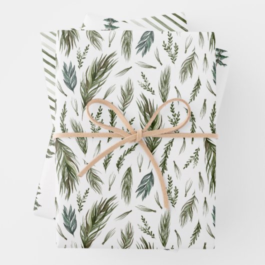 Rustieke Bos Bruiloft Gift Wrapping Papier Bladen Inpakpapier Vel (In situ)