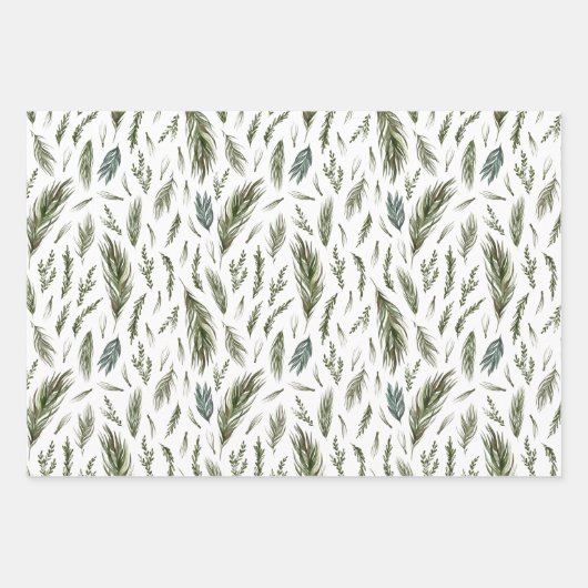 Rustieke Bos Bruiloft Gift Wrapping Papier Bladen Inpakpapier Vel (Voorkant)