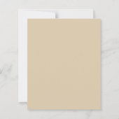 Rustieke Bos Elegante Trouwkaart Save the Date (Achterkant)
