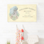 Rustieke bos familie reünie spandoek (Insitu)