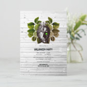 Rustieke bos Halloweenfeest voor volwassenen Kaart (Staand voorkant)