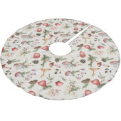 Rustieke Bos Kerst Paddenstoelen Kerstboom Rok (Gekanteld)