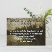 Rustieke bos met uitnodiging van het meer (Staand voorkant)