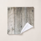 Rustieke Bos Persoonlijke Gezinscabinnaam Est Bad Handdoek (Wasdoekje)