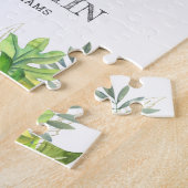 Rustieke bos schattig klein koala beer kindernaam legpuzzel (Zijkant)