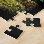 Rustieke Bosbeek Scene Met Lavendel Legpuzzel (Zijkant)