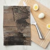 rustieke boseland theedoek (Quarter Fold)