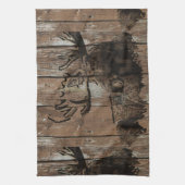 rustieke boseland theedoek (Verticaal)