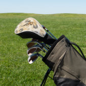 Rustieke bosland ree patroon golfheadcover (Insitu)