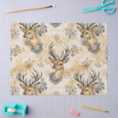 Rustieke bosland ree patroon tissuepapier (Craft)