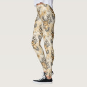 Rustieke bosland reeënpatroon leggings (Links)