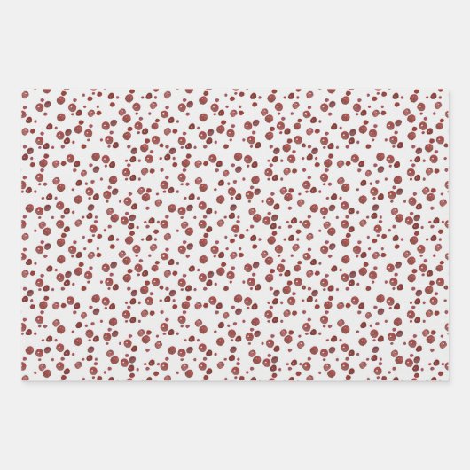 rustieke bosrijke kerst cadeau inpakpapier trio (Voorkant 3)