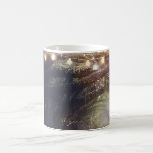 Rustieke Bossen Betoverde Bos & Lichten Koffiemok (Center)