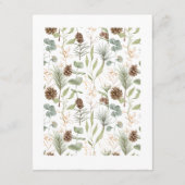 Rustieke bossen Green & Pinecones Details Informatiekaartje (Achterkant)