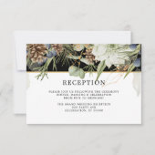 Rustieke bossen Pinecones | Huwelijksreceptie Kaar (Voorkant)