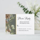 Rustieke bossen Pinecones op Groen Beantwoorden (Staand voorkant)