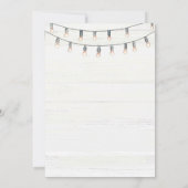 Rustieke Bossen Zonnebloem Eerste Verjaardag Kaart (Achterkant)