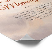 Rustieke bosveren en bloeiende bloemen poster (Hoek)