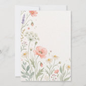 Rustieke Botanische Bewaar de Datum Save The Date (Achterkant)