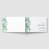 Rustieke Botanische Bladeren Huwelijk Gastenboek (Volledig)