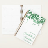 Rustieke Botanische Bladeren Huwelijk Planner (Display)