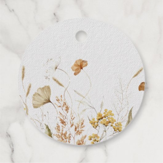 Rustieke Botanische Bruidsmeisjesfeest Aanpassen Bedankjes Labels (Achterkant)