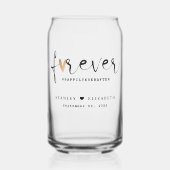 Rustieke Botanische Groene & Gouden Bladgroen Brui Blikvorm Glas (Voorkant)