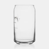 Rustieke Botanische Groene & Gouden Bladgroen Brui Blikvorm Glas (Links)