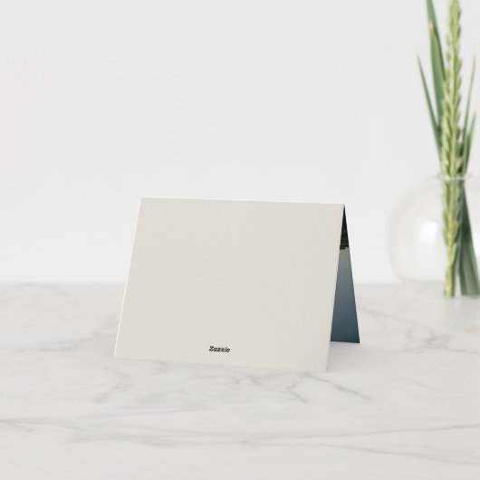 Rustieke botanische herfst bloemstuk horizontaal m bedankkaart (Achterkant)