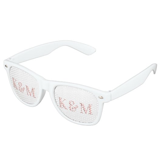 Rustieke Botanische herfst pompoen herfst bruiloft Retro Zonnebril (Gekanteld)