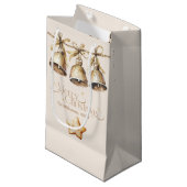 Rustieke Botanische Kerst Klein Cadeauzakje (Voorkant Gekanteld)