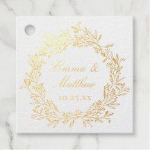 Rustieke Botanische krans Bruiloft Logo Monogram