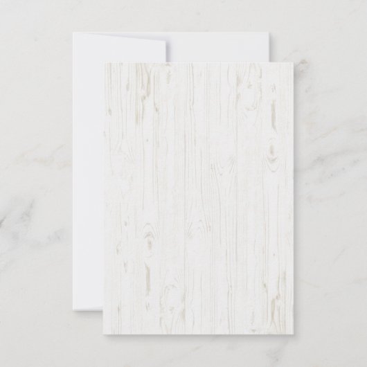 rustieke botanische ontwerp doopsel uitnodiging (Achterkant)