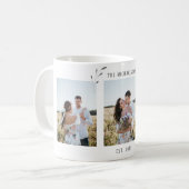 Rustieke Botanische Passen getrouwd Foto Koffiemok (Voorkant links)