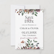 Rustieke Botanische Save The Date