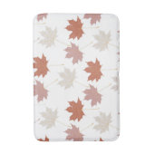 Rustieke Botanische Terracotta esdoorn patroon Badmat (Voorkant Verticaal)