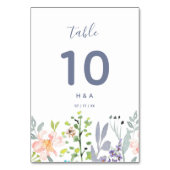 rustieke botanische waterverf bruiloft kaart (Achterkant)