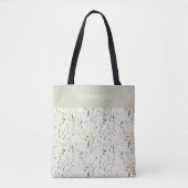 Rustieke botanische wilde bloem tote bag (Voorkant)