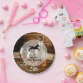 Rustieke Bourbon Derby Horse Racing Papieren Bordje (Feest)