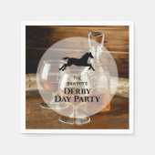 Rustieke Bourbon Derby Horse Racing Servet (Voorkant)