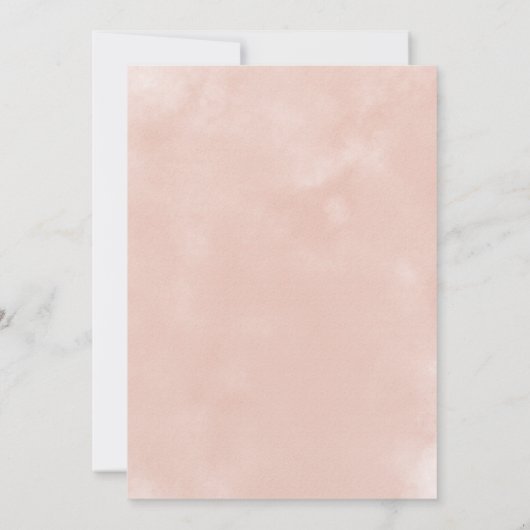 Rustieke Bourgogne & Blush Roze Rozen Bruids Lunch Kaart (Achterkant)