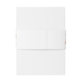 Rustieke Bourgogne Burnt Sinaasappel Geel Bloemen Uitnodigingen Wikkel (Achterkant Voorbeeld)