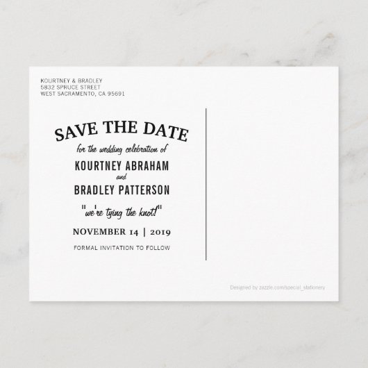 Rustieke Bourgogne Rode Bloemen Red Save the Date Aankondigingskaart (Achterkant)