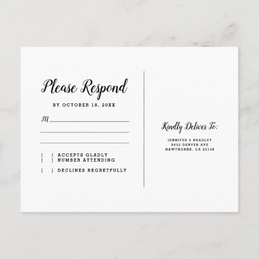 Rustieke Bourgogne Rood Bloemenvat Bruiloft RSVP Uitnodiging Briefkaart (Achterkant)