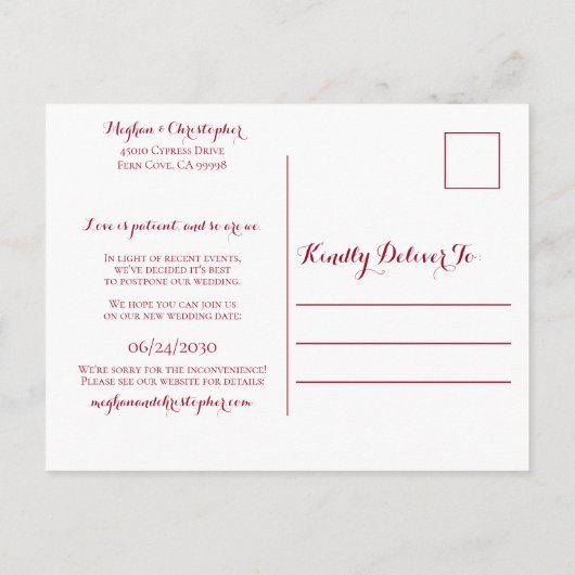 Rustieke Bourgogne Zonnebloem Bruiloft Verander de Aankondigingskaart (Achterkant)