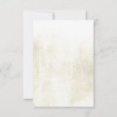 Rustieke Bourgondische bruiloft Bloemen RSVP (Achterkant)